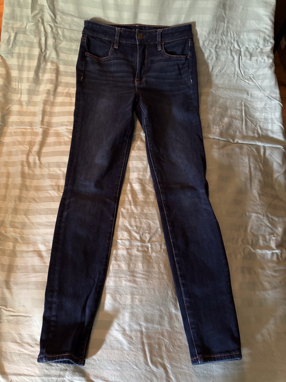 American Eagle Outfitters Women's Dark Indigo Skinny Jeans